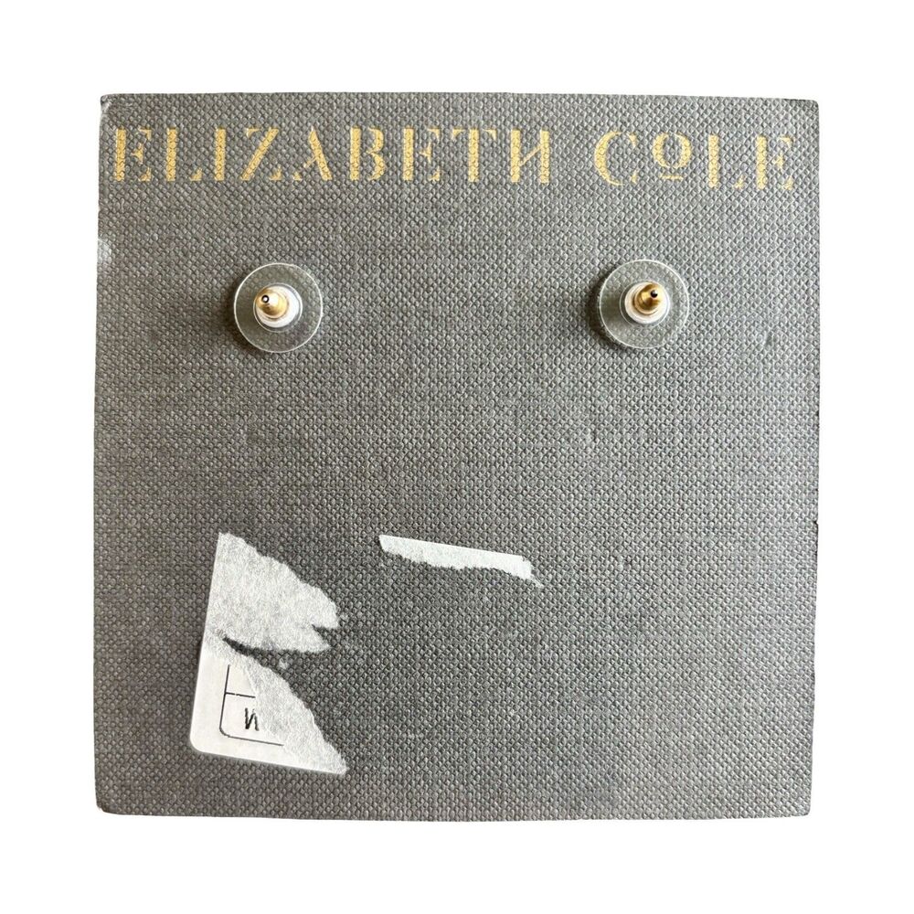Elizabeth Cole Tianna Swarovski Crystals Floral Orange Tassel Boho Earrings New - Picture 3 of 3